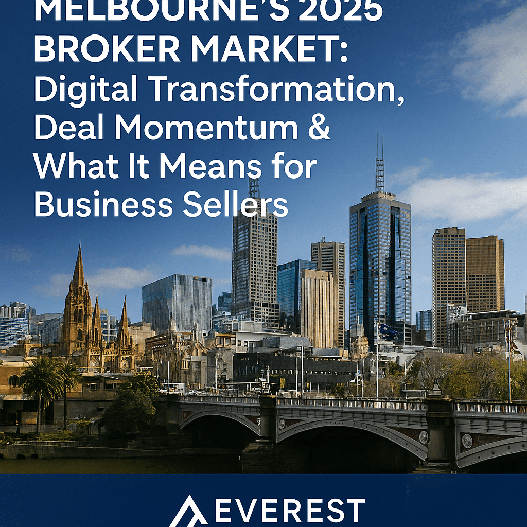 Melbourne’s 2025 Broker Market: Digital Transformation, Deal Momentum & What It Means for Business Sellers